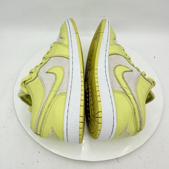 Nike Air Jordan 1 Low Women Size 8 DH9619-103 Limelight White Training Shoes - Picture 6 of 11